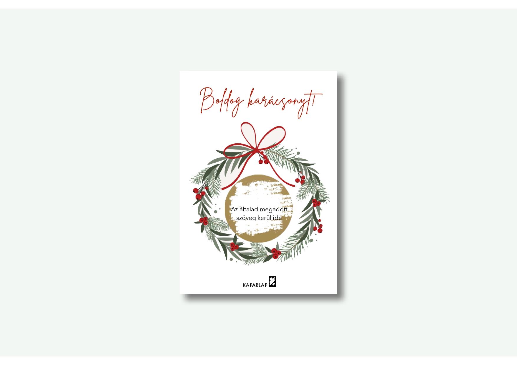 Ajtódísz kaparós sorsjegy